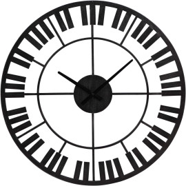 Piano Outdoor Metal Wall Clock