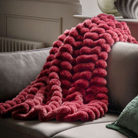 Ribbed Faux Fur – Throw