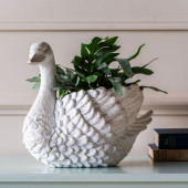 Distressed Swan Planter – Large 